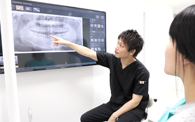 立川アローズ歯科クリニックの治療計画の説明